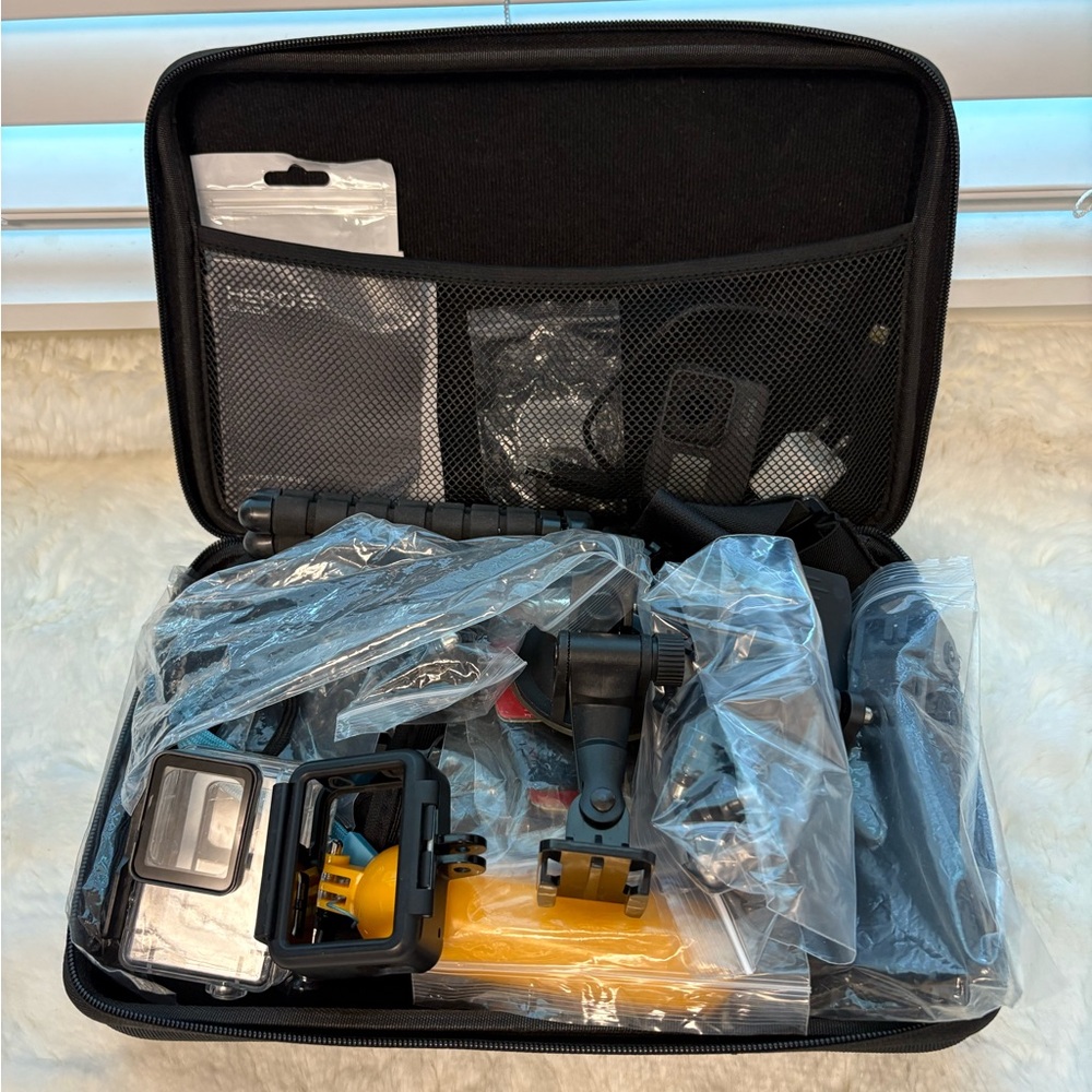 (SOLD) GoPro Hero5 Black Edition Action Camera With Tons of Accessories & Case